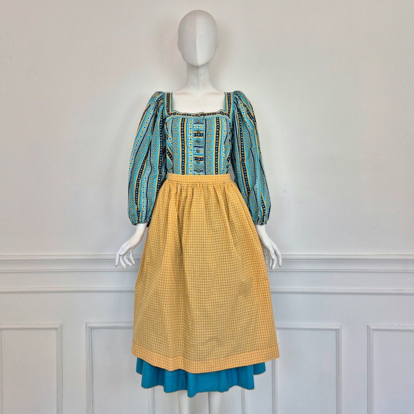 Yves Saint Laurent | Abito vintage anni '70 stile Drindl