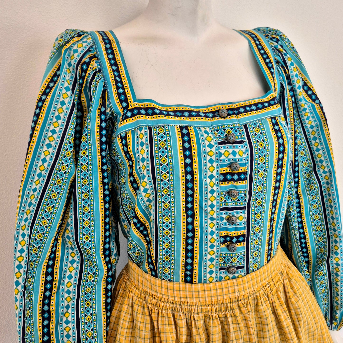 Yves Saint Laurent | Abito vintage anni '70 stile Drindl