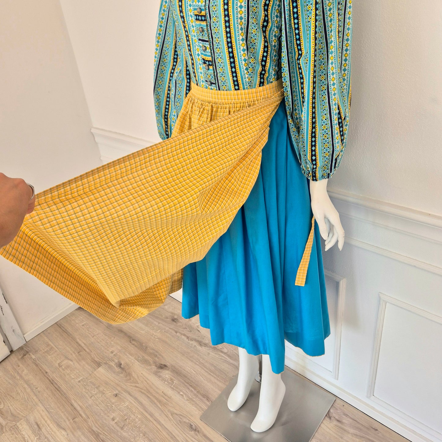 Yves Saint Laurent | Abito vintage anni '70 stile Drindl