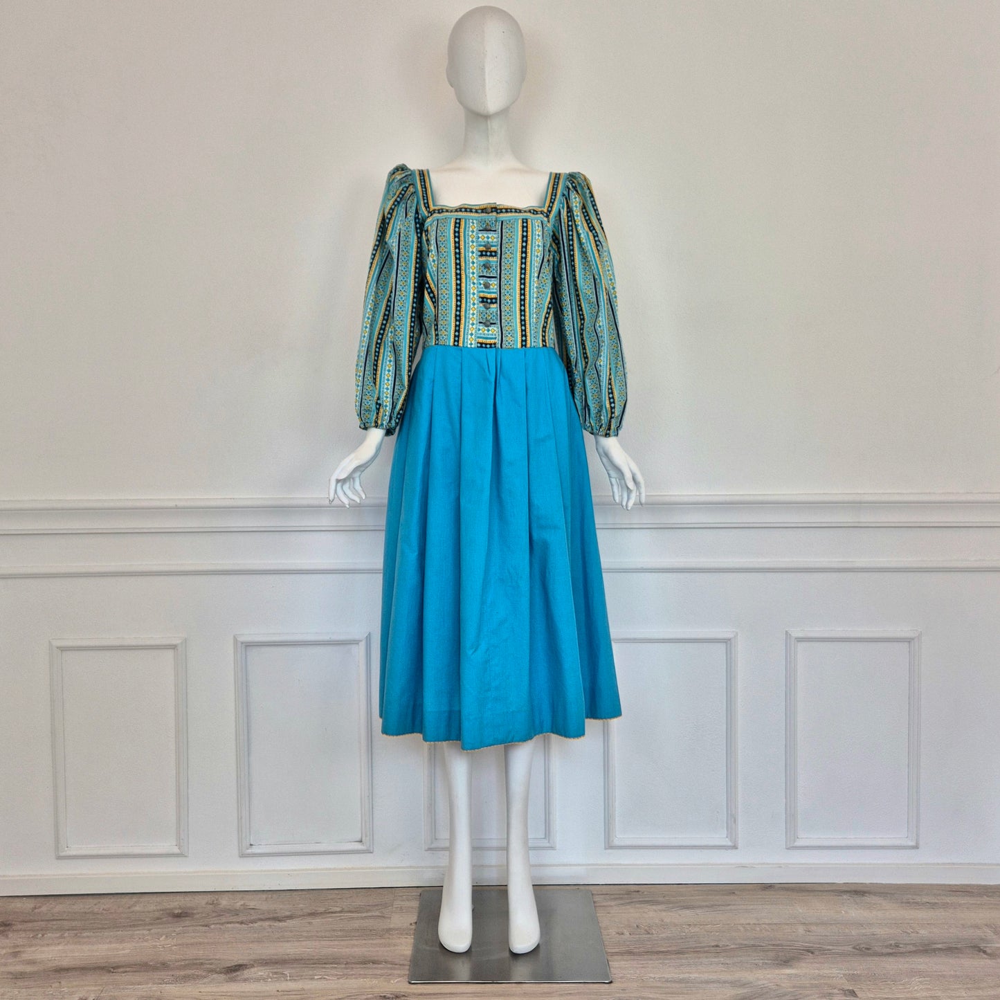 Yves Saint Laurent | Abito vintage anni '70 stile Drindl