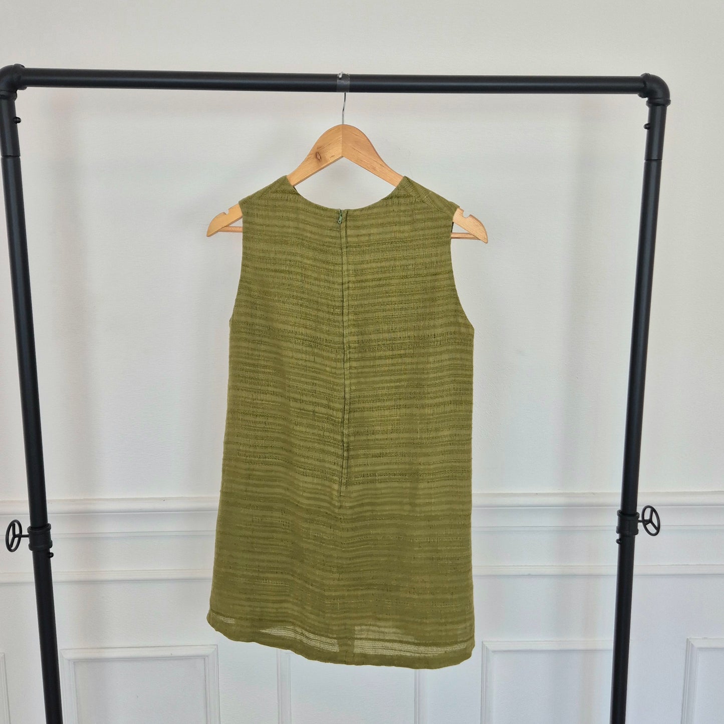 Romeo Gigli | Top verde tessuto grezzo