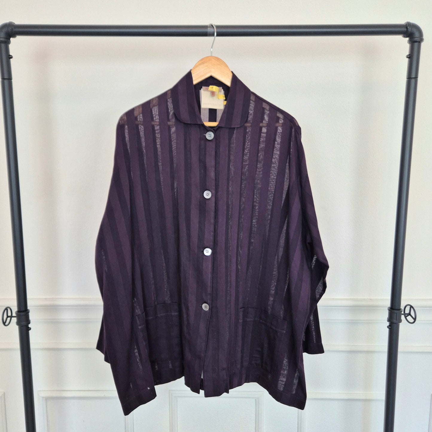 Romeo Gigli | Camicia oversize viola rigoni