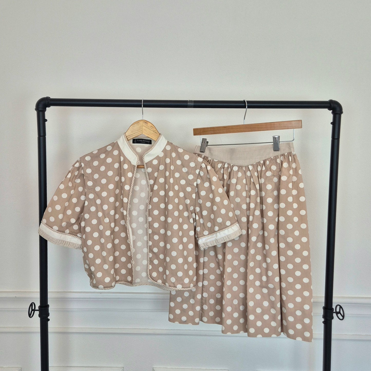 Louis Feraud | Completo vintage pois