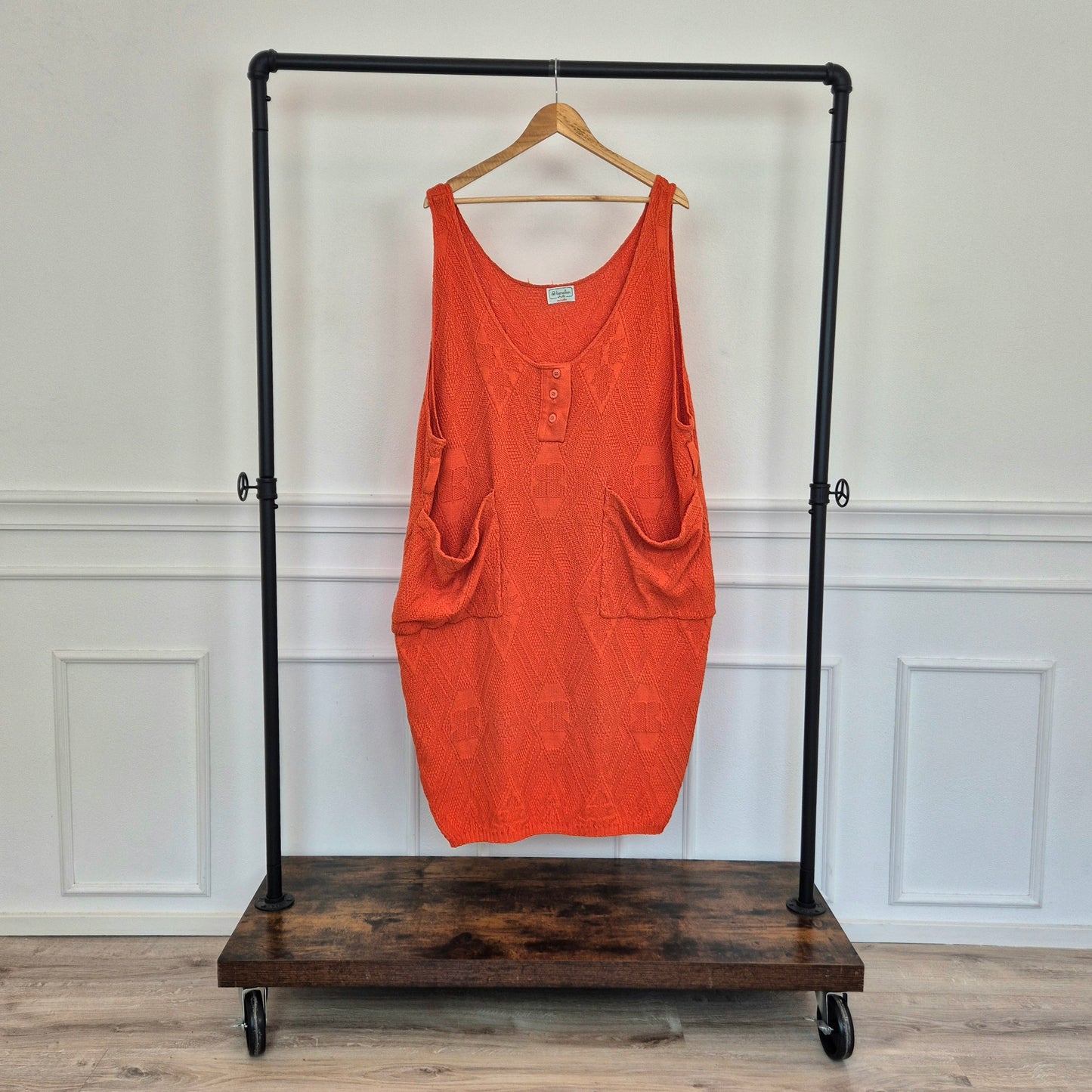 Benetton | Abito oversize vintage arancione