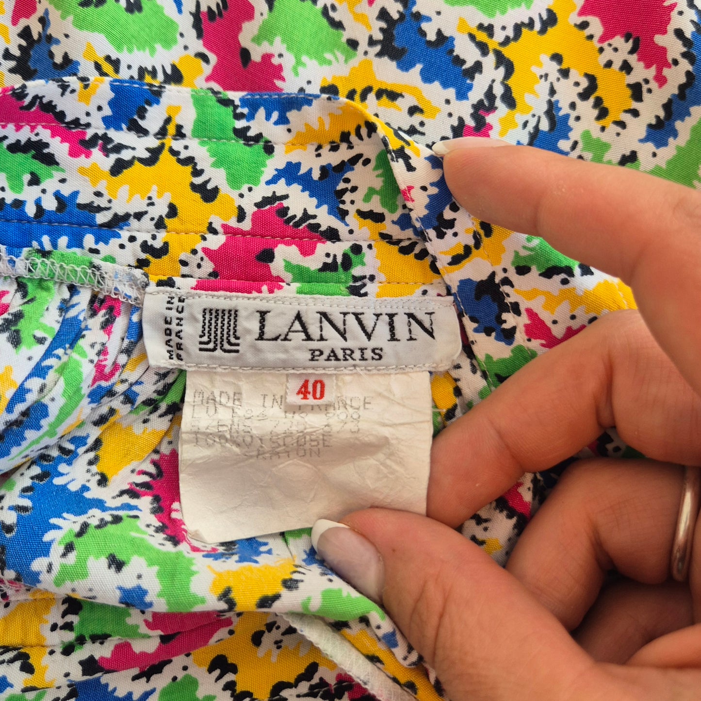 Lanvin | Gonna a portafoglio multicolor