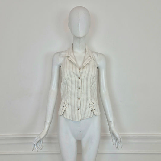 Thierry Mugler | Camicetta in cotone con lacci