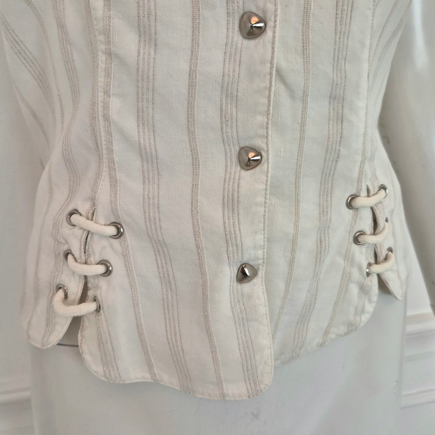 Thierry Mugler | Camicetta in cotone con lacci