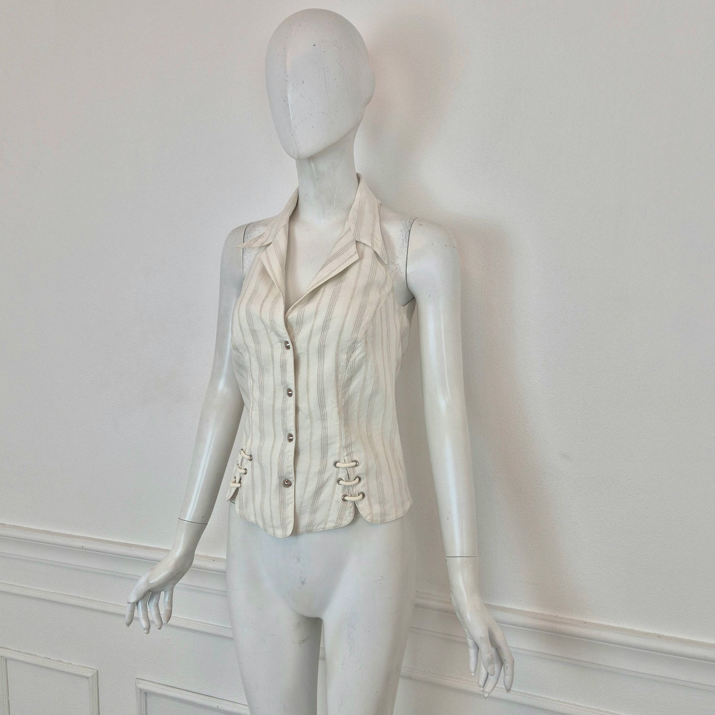 Thierry Mugler | Camicetta in cotone con lacci