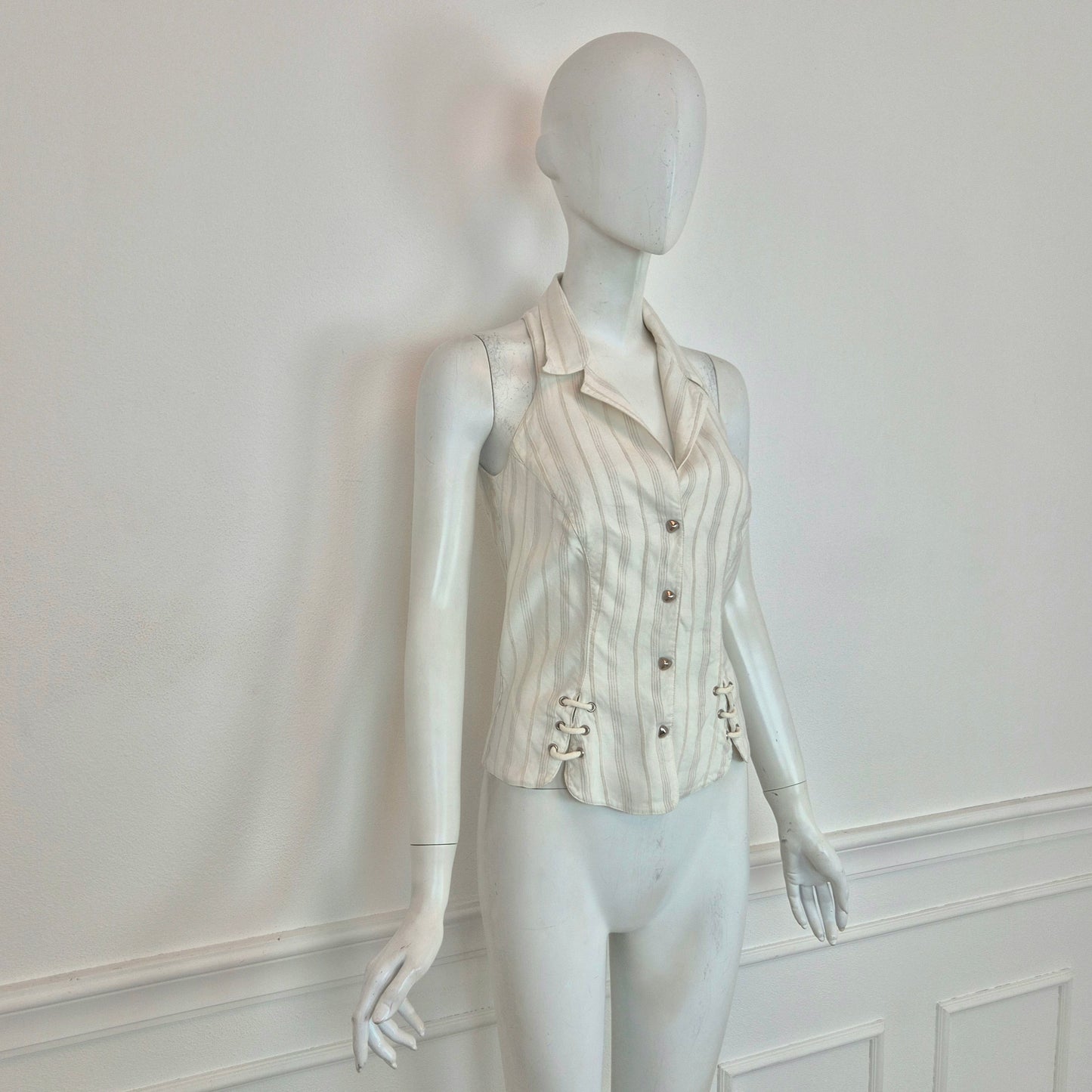 Thierry Mugler | Camicetta in cotone con lacci