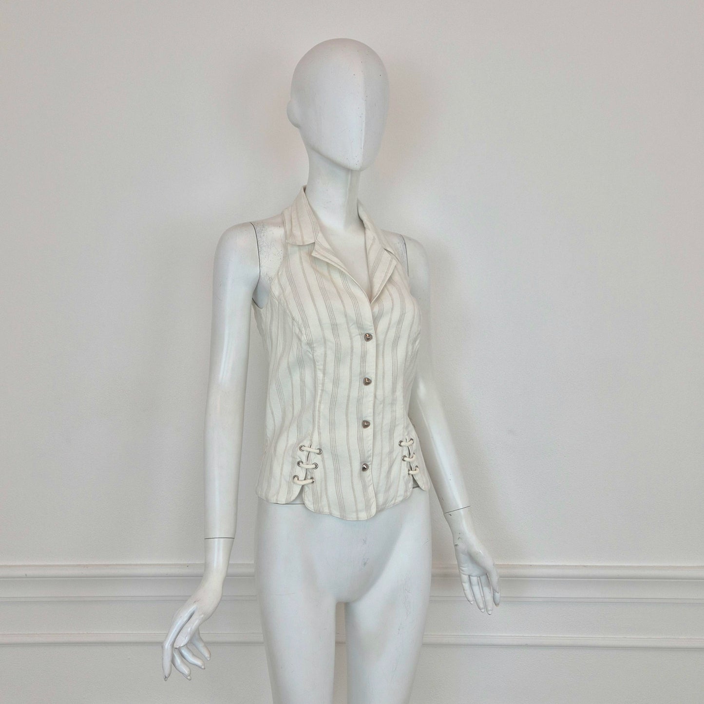 Thierry Mugler | Camicetta in cotone con lacci