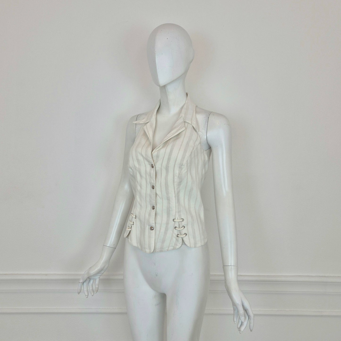 Thierry Mugler | Camicetta in cotone con lacci