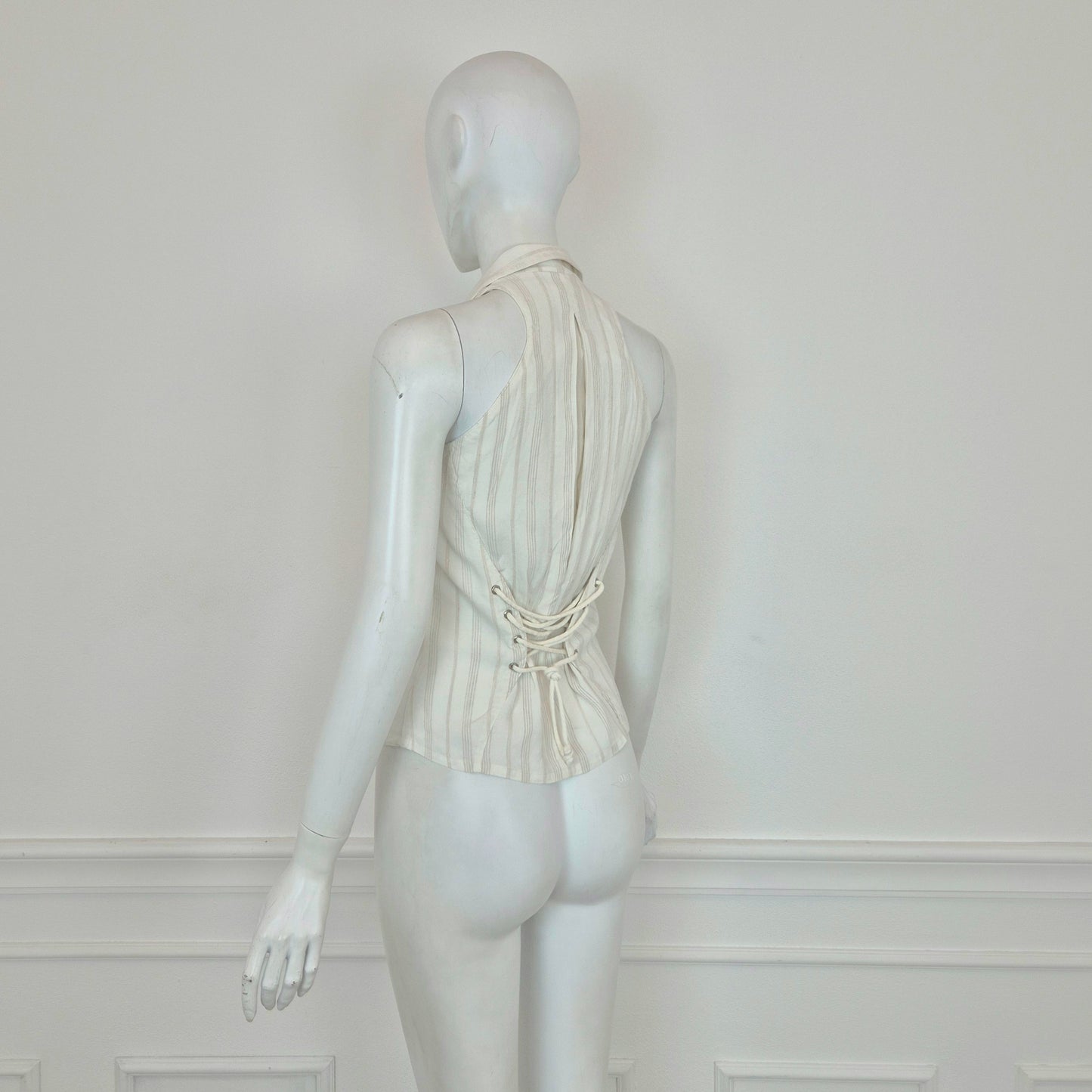 Thierry Mugler | Camicetta in cotone con lacci