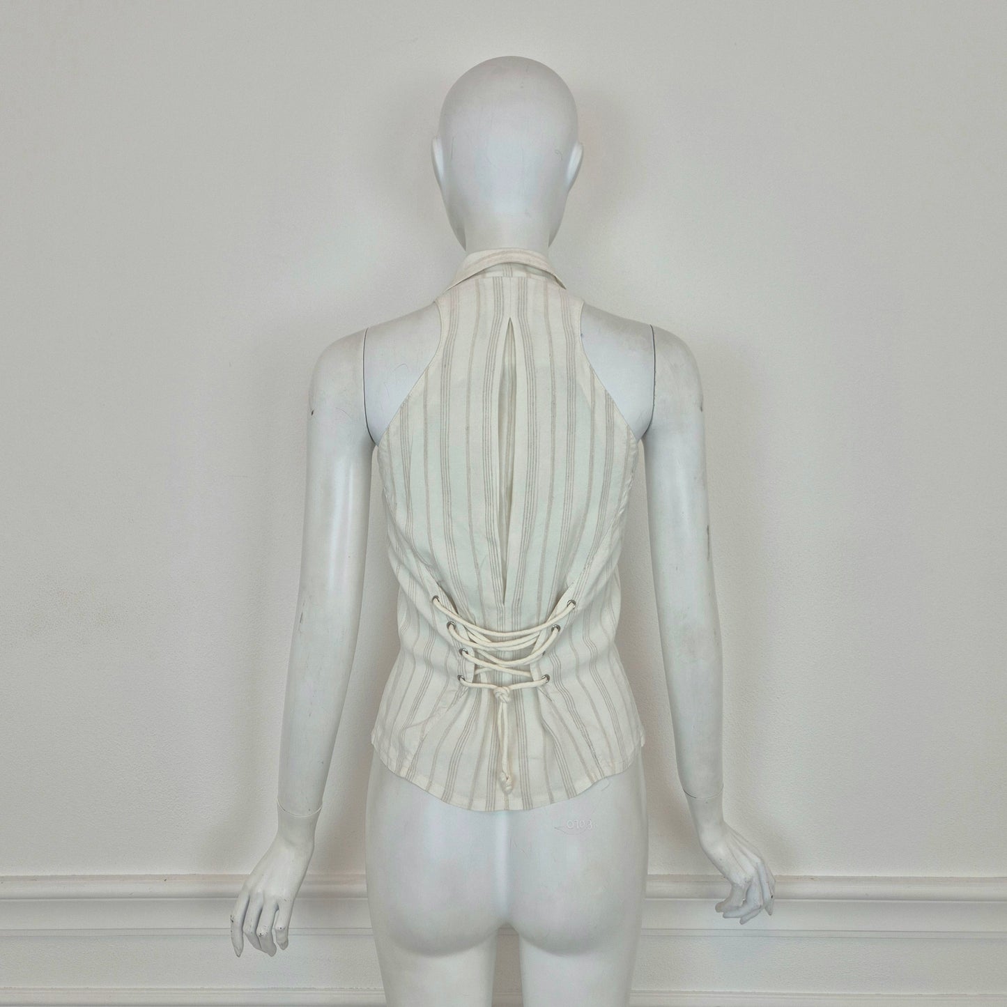 Thierry Mugler | Camicetta in cotone con lacci