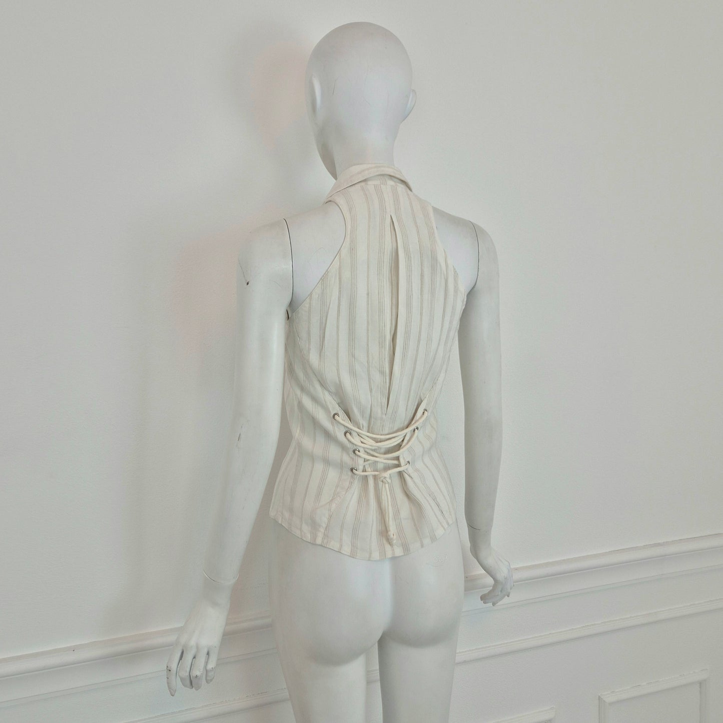 Thierry Mugler | Camicetta in cotone con lacci