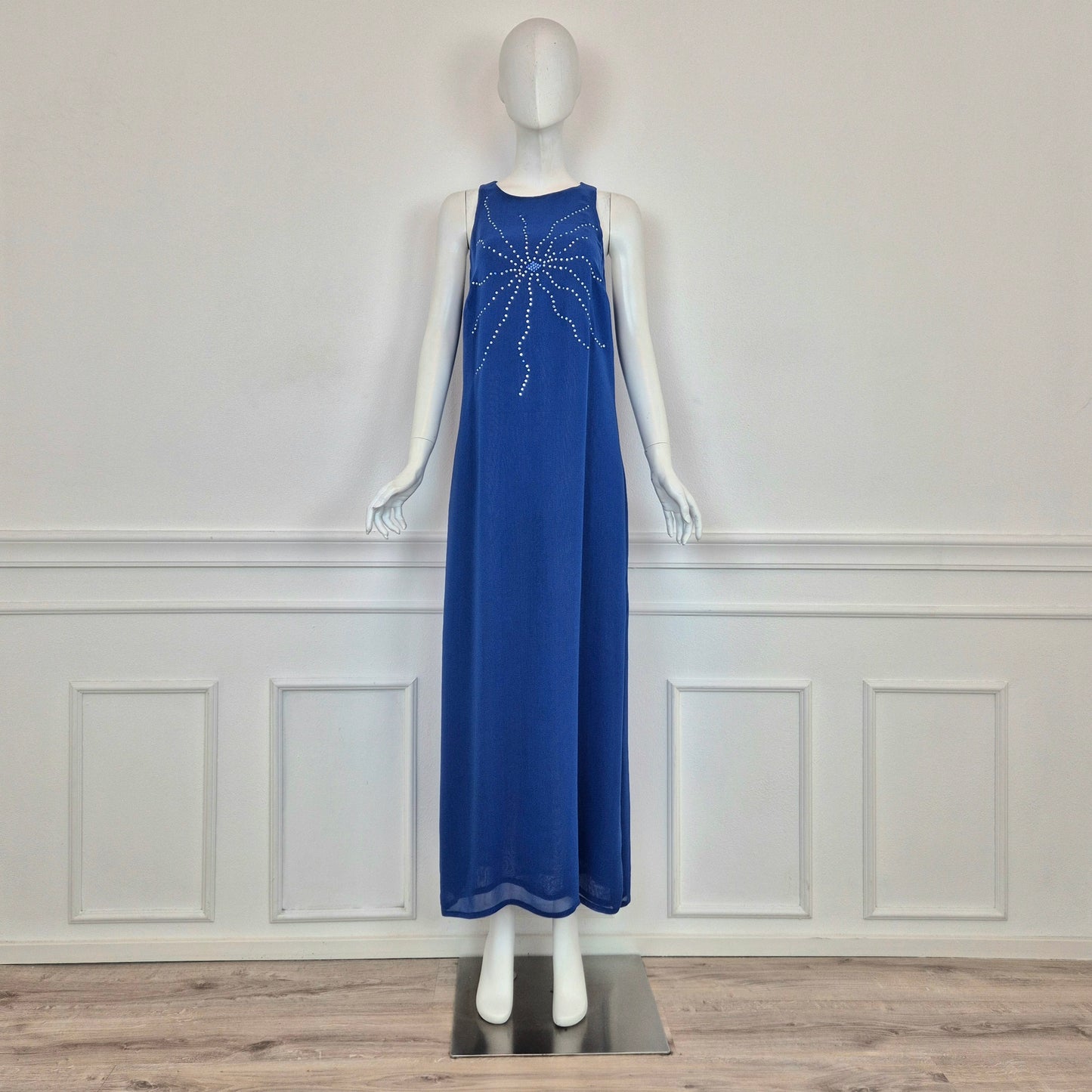 Versus Gianni Versace | Abito lungo blu strass
