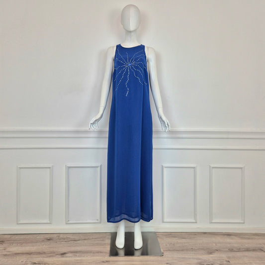 Versus Gianni Versace | Abito lungo blu strass