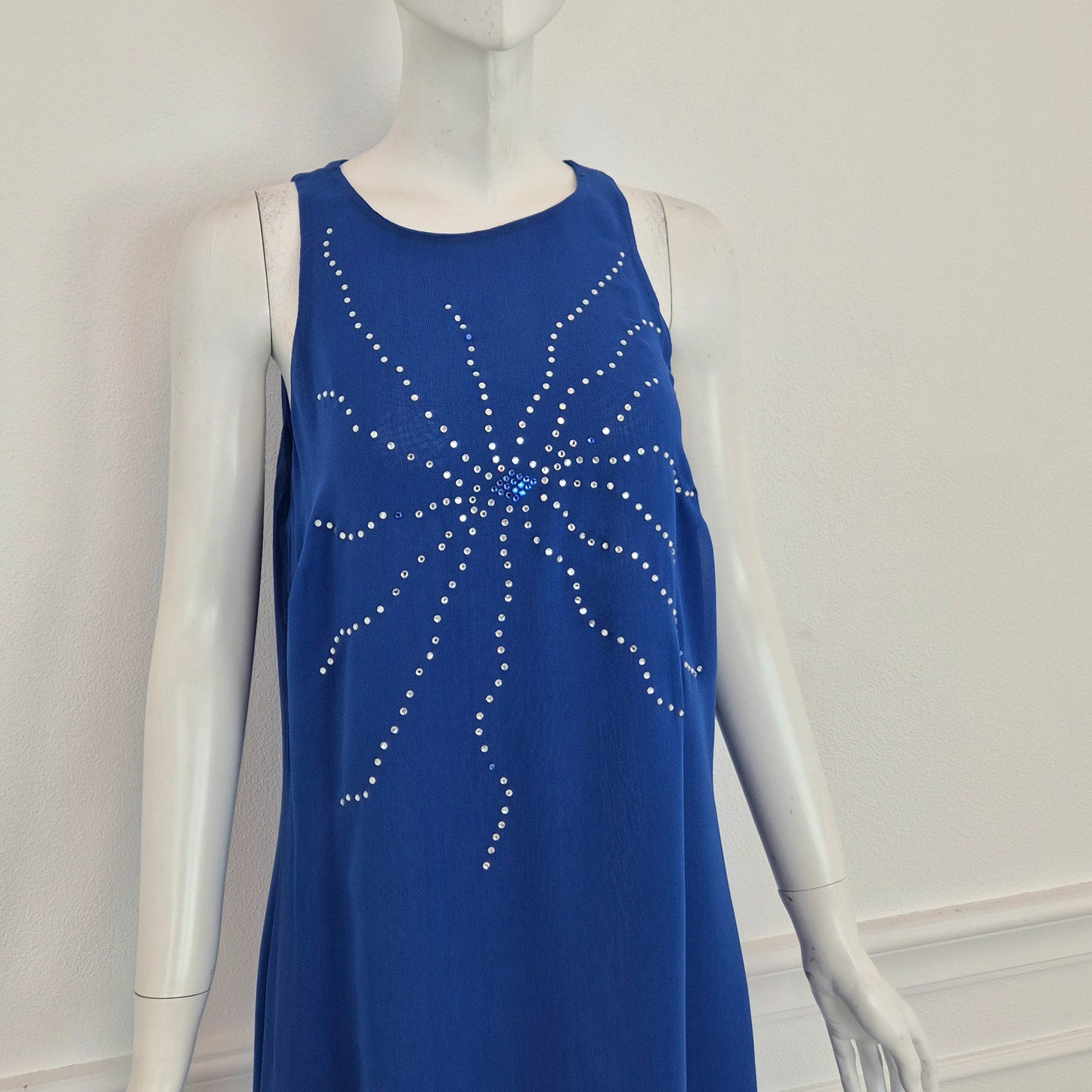 Versus Gianni Versace | Abito lungo blu strass