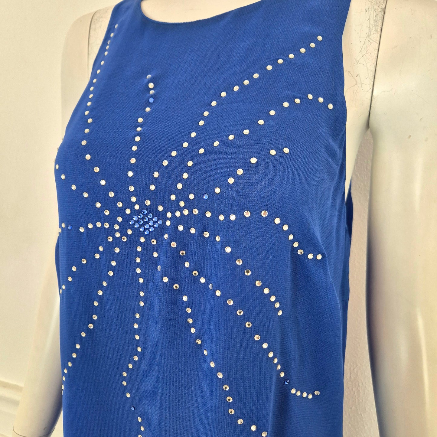 Versus Gianni Versace | Abito lungo blu strass