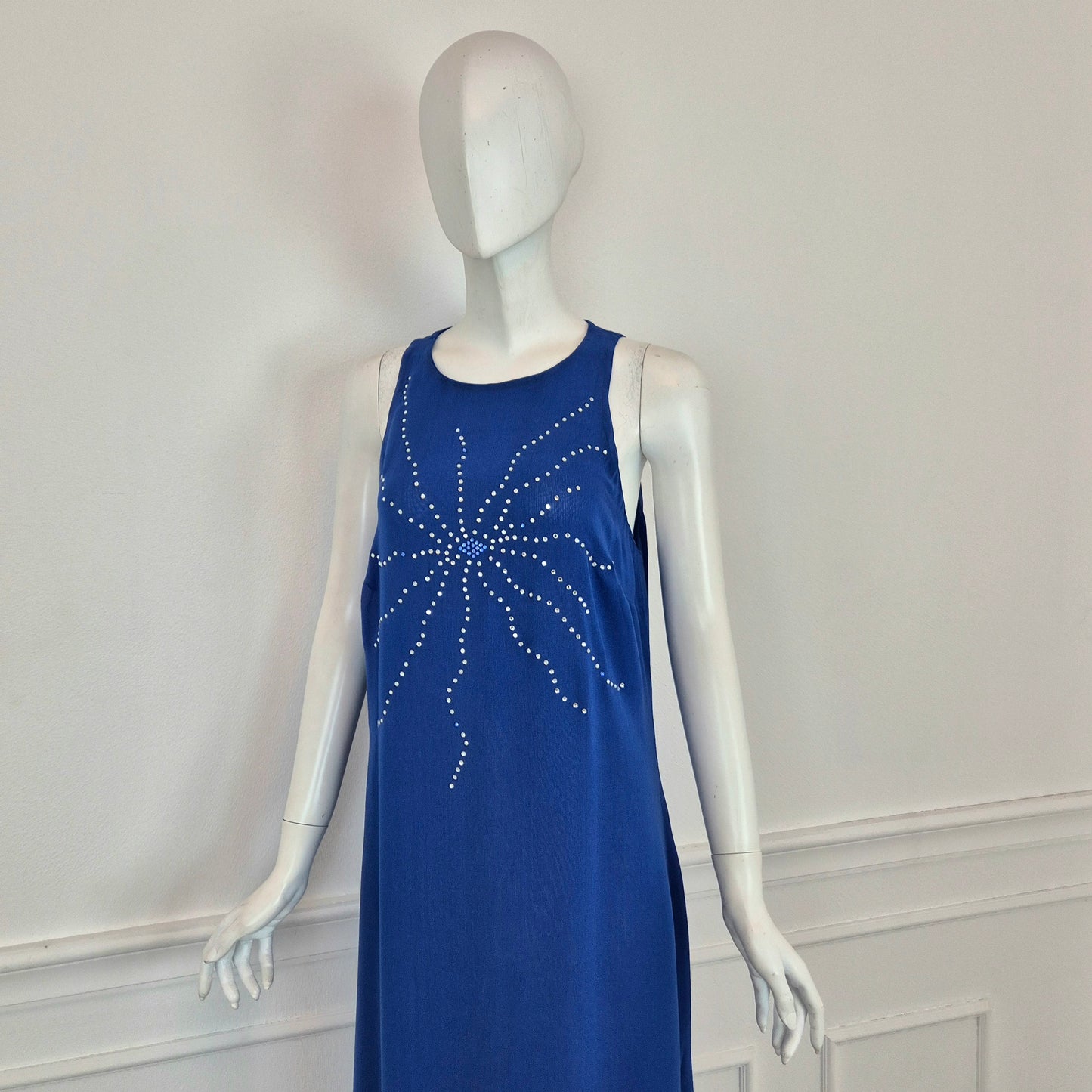 Versus Gianni Versace | Abito lungo blu strass