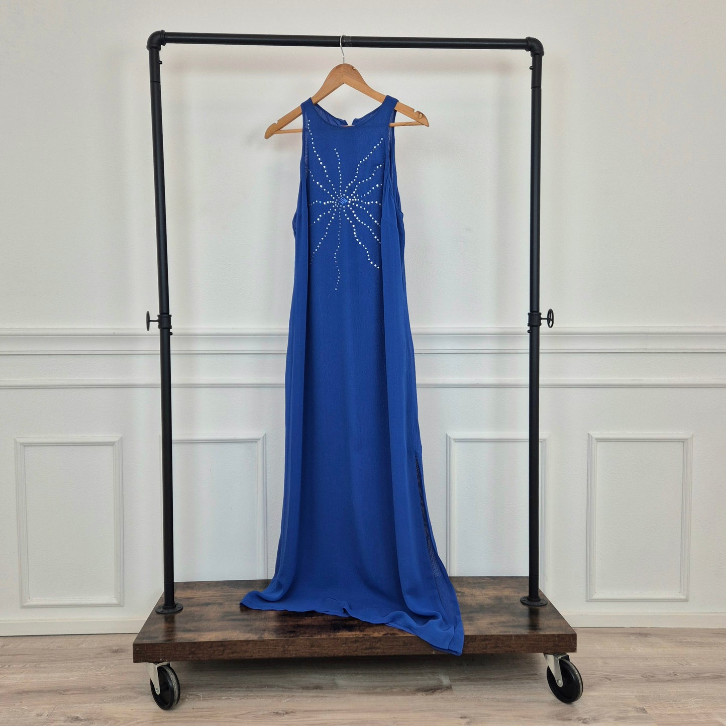 Versus Gianni Versace | Abito lungo blu strass