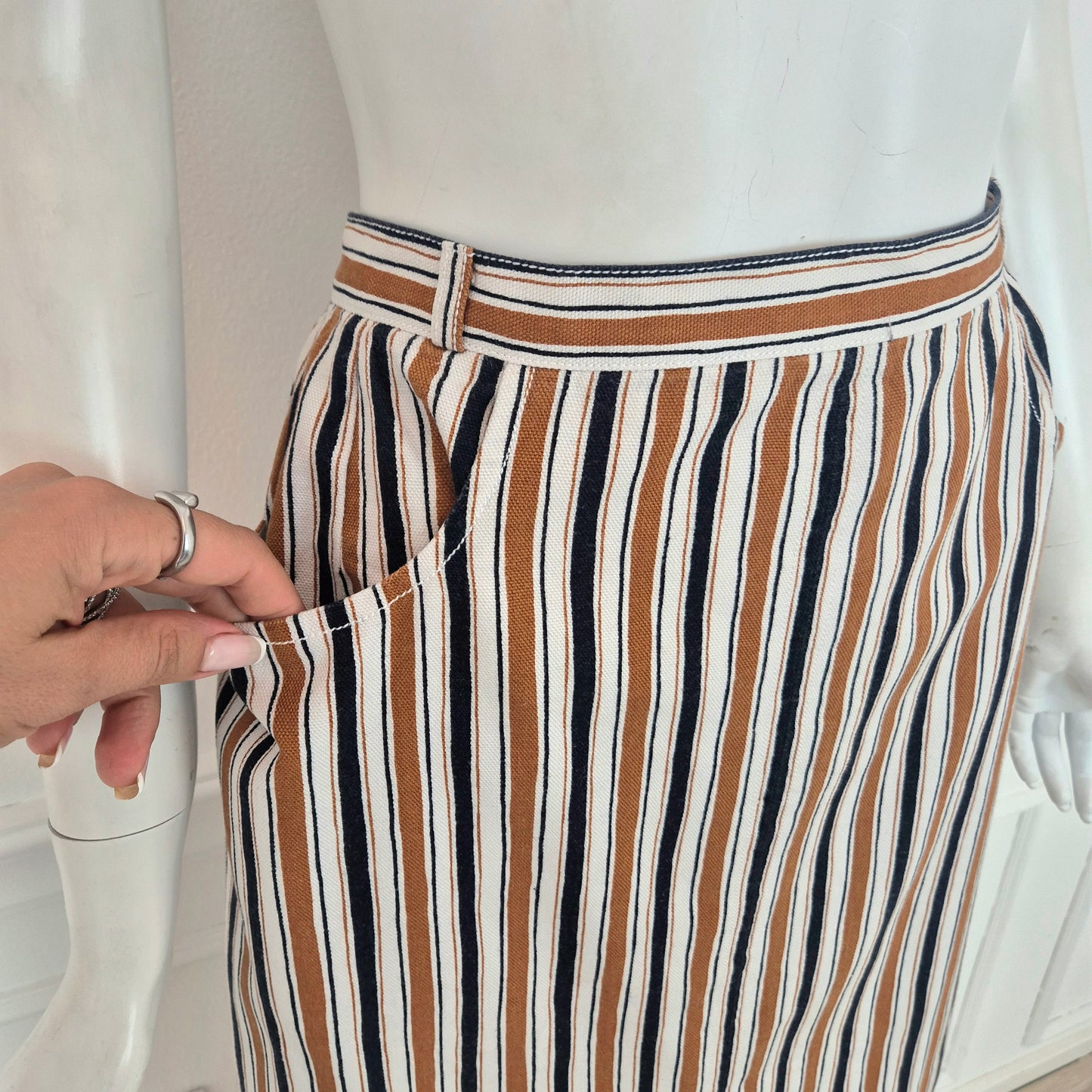 Celine | Gonna vintage righe