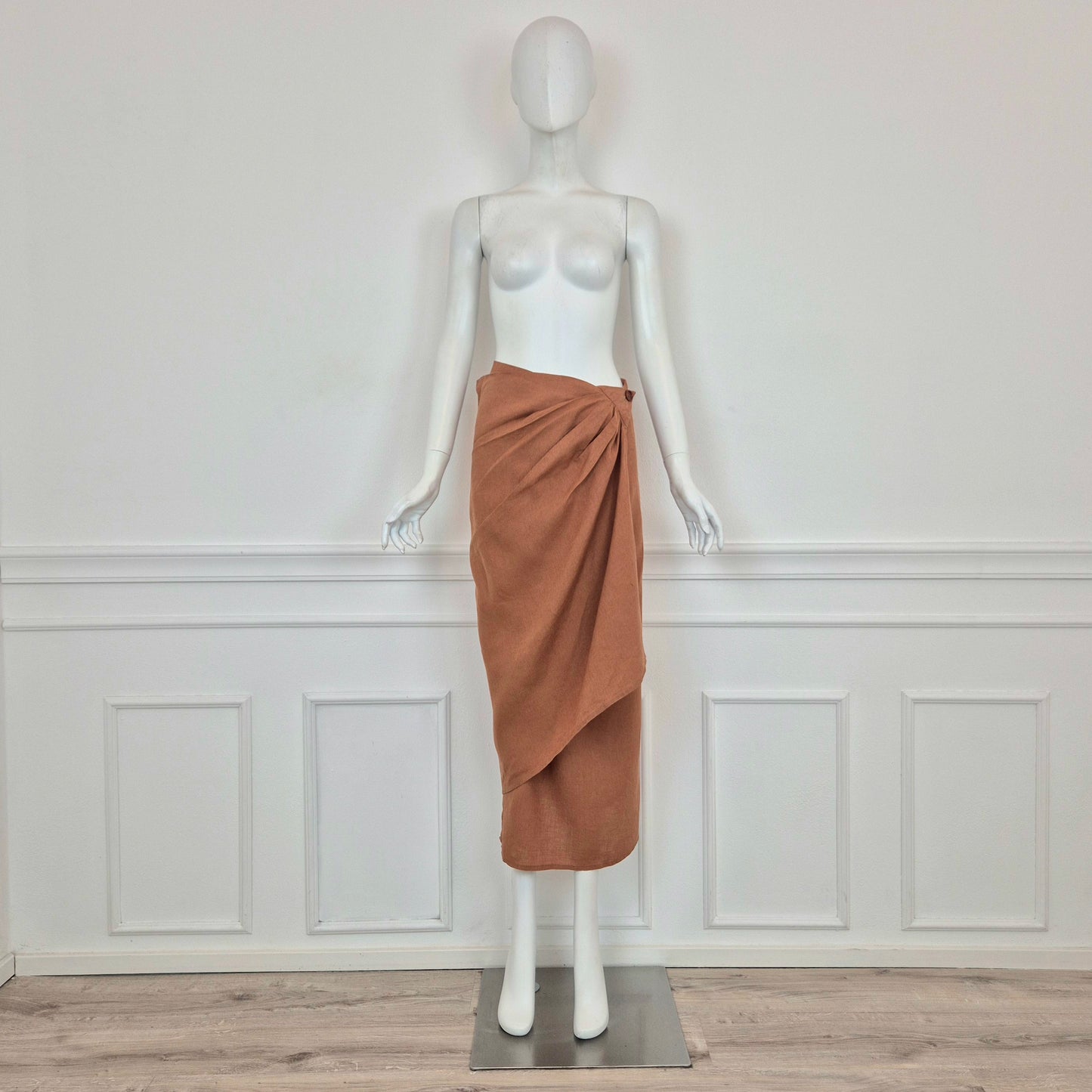 Romeo Gigli | Gonna lunga in lino 1994
