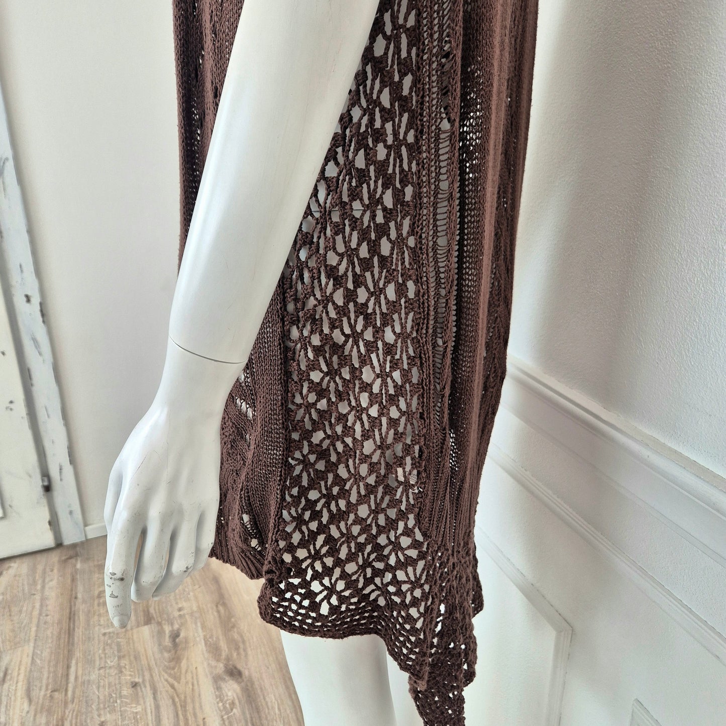 Twin set Simona Barbieri | Gilet cotone crochet