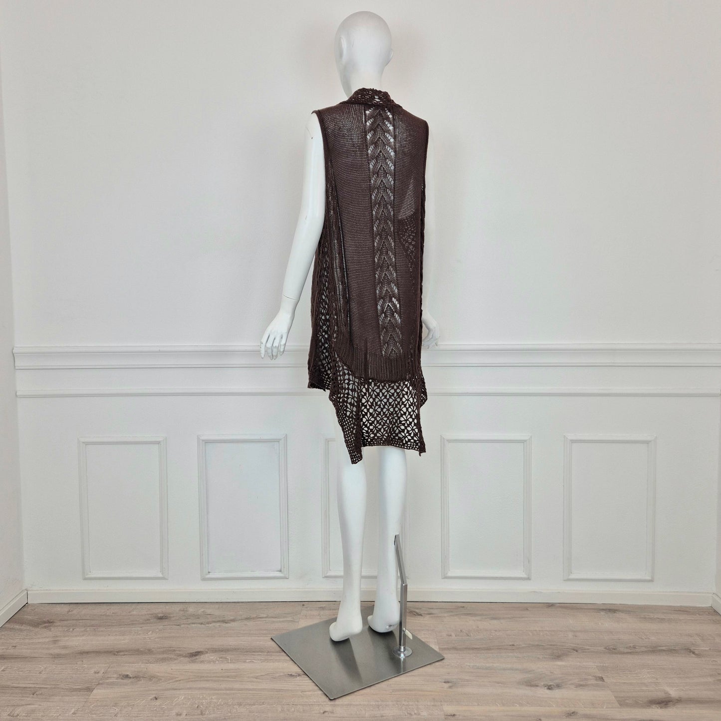 Twin set Simona Barbieri | Gilet cotone crochet