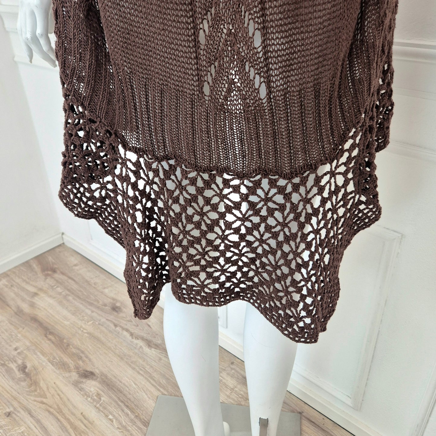 Twin set Simona Barbieri | Gilet cotone crochet
