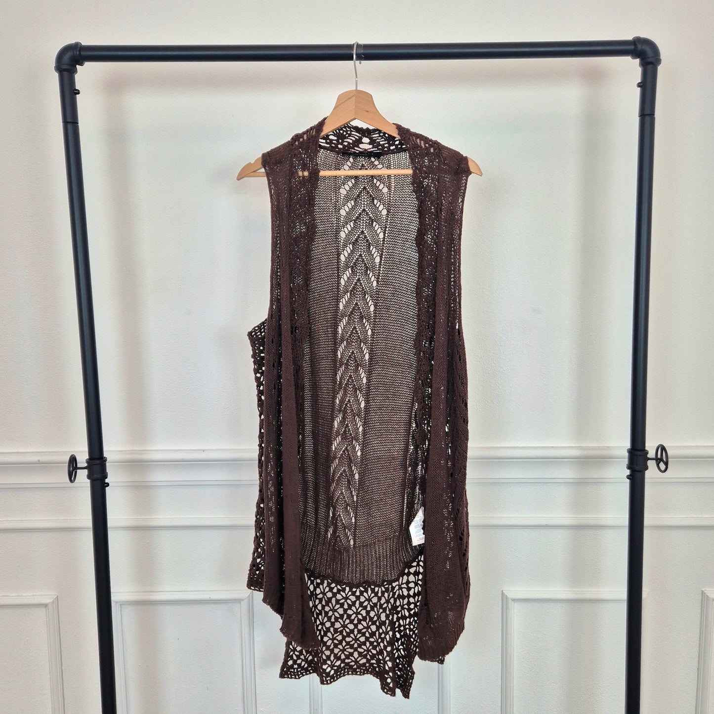 Twin set Simona Barbieri | Gilet cotone crochet