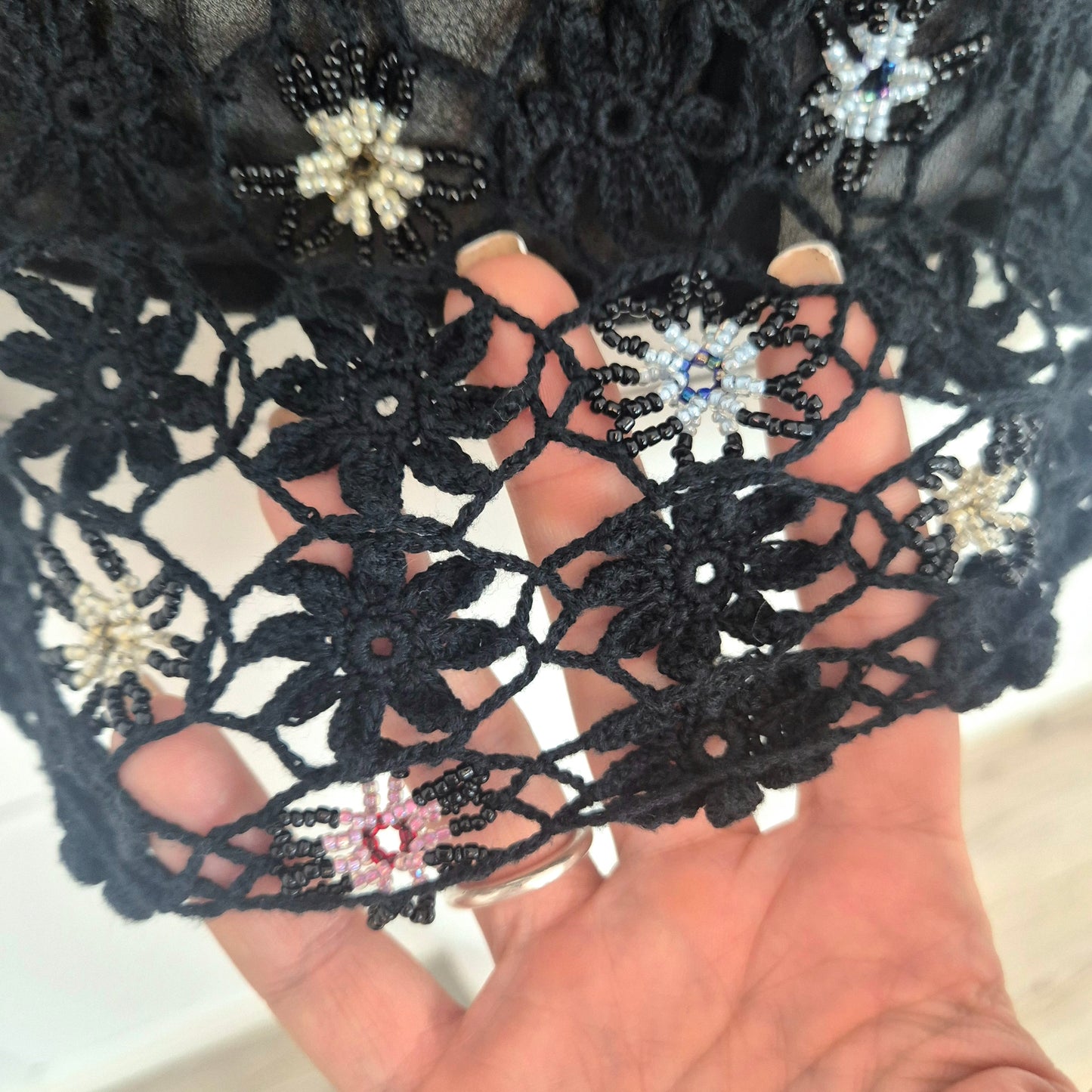 Moschino | Top crochet perline
