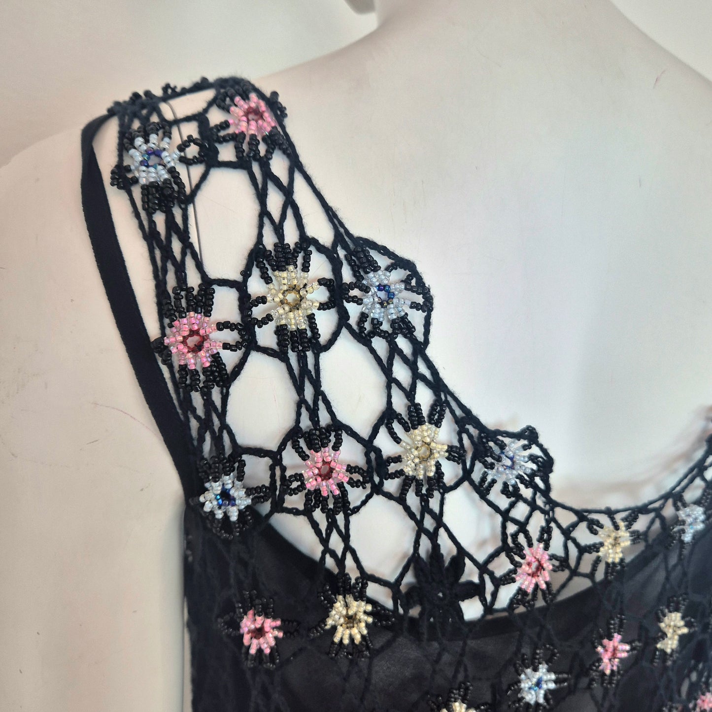 Moschino | Top crochet perline