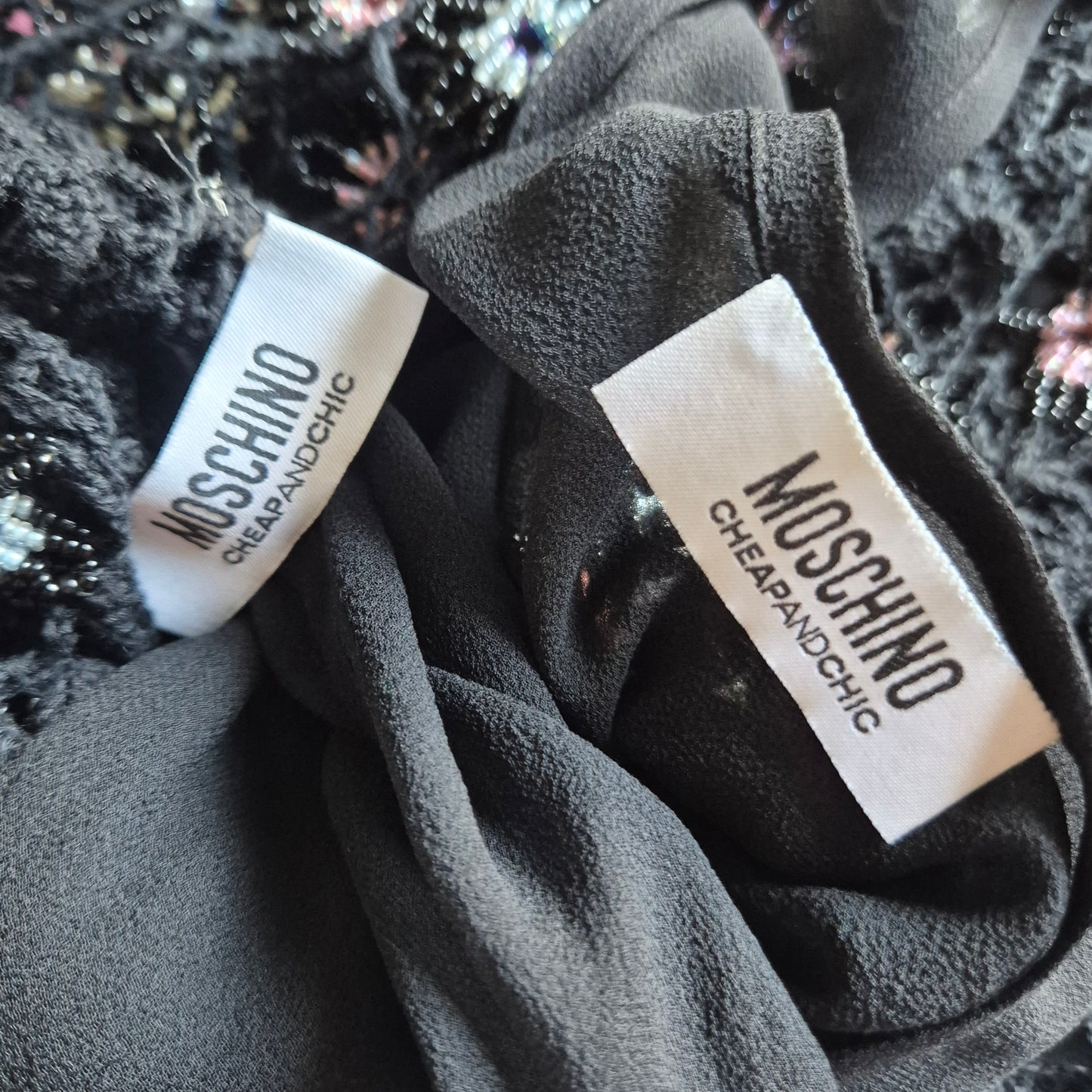 Moschino | Top crochet perline