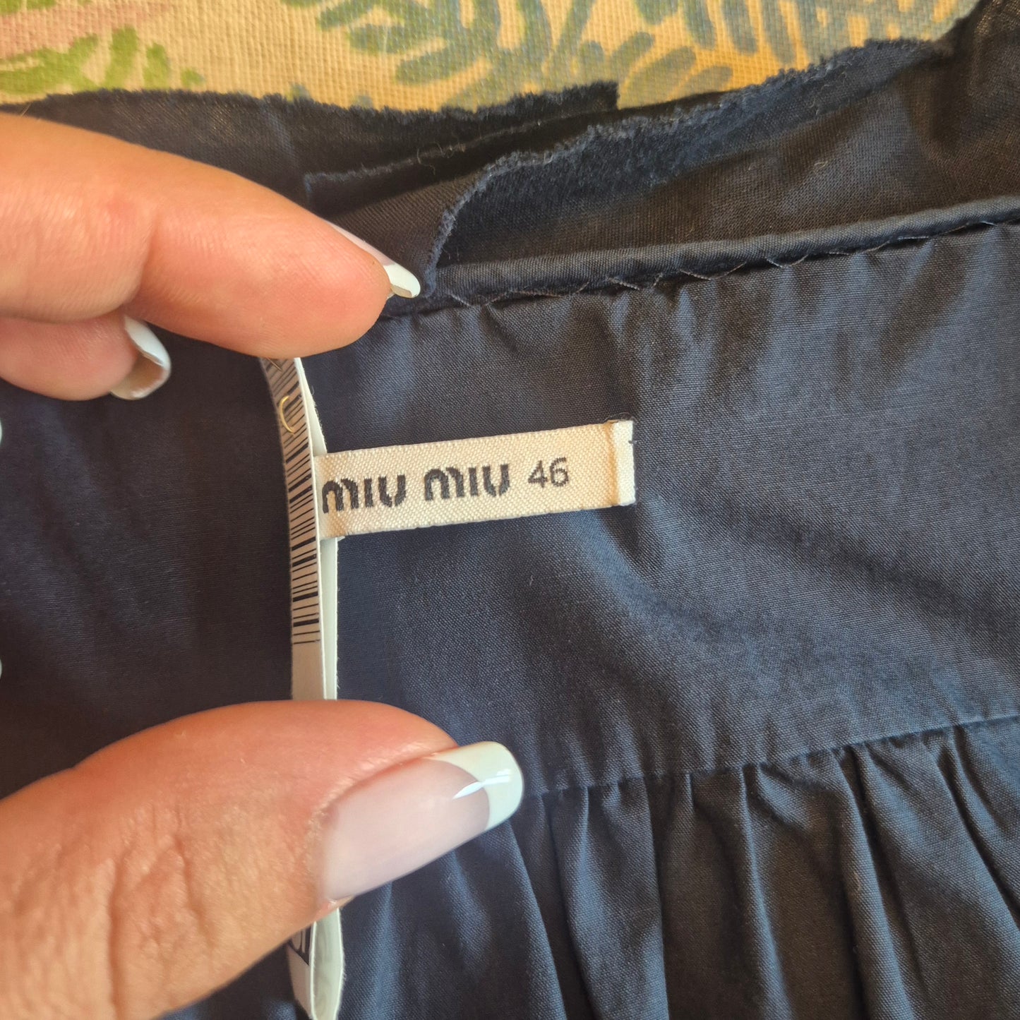 Miu Miu | Abito in cotone blu