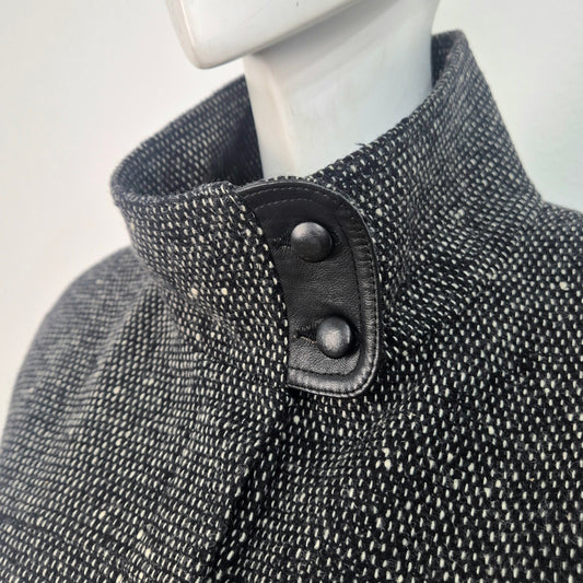Alberta Ferretti | Giacca in lana e pelle