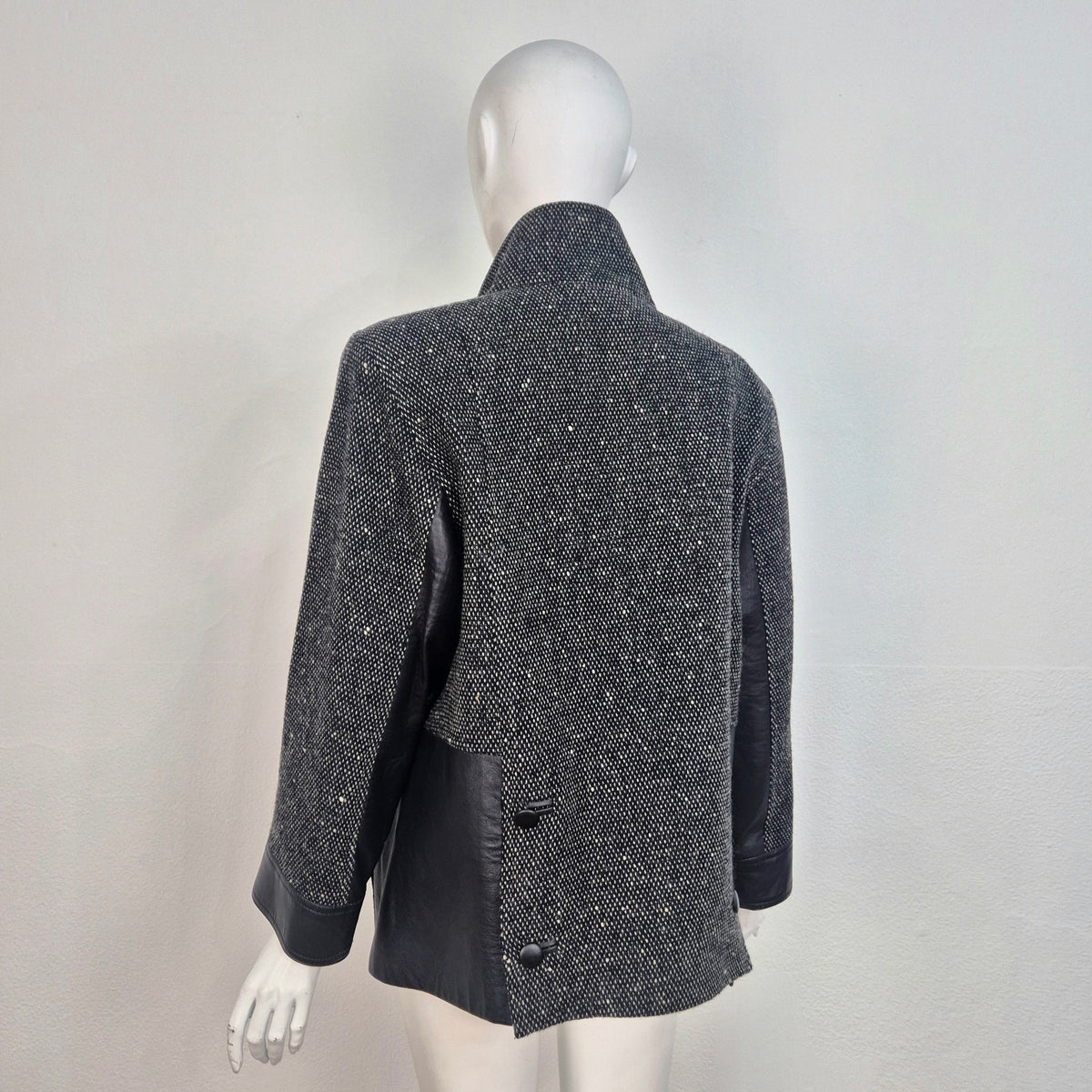Alberta Ferretti | Giacca in lana e pelle