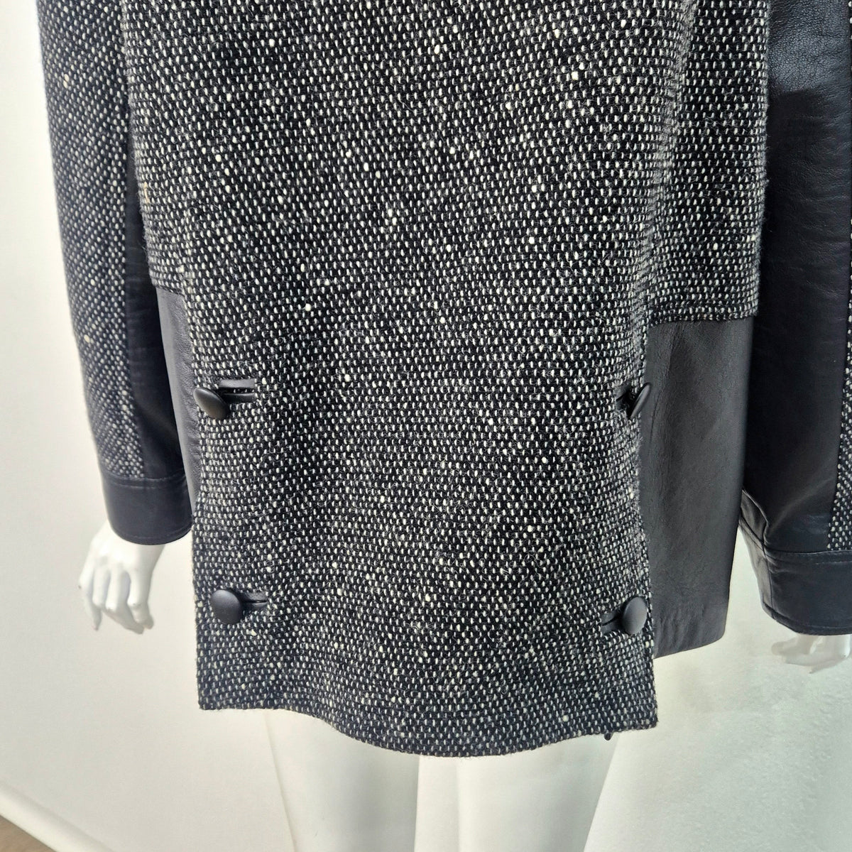 Alberta Ferretti | Giacca in lana e pelle