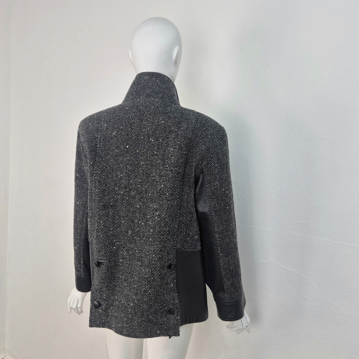 Alberta Ferretti | Giacca in lana e pelle