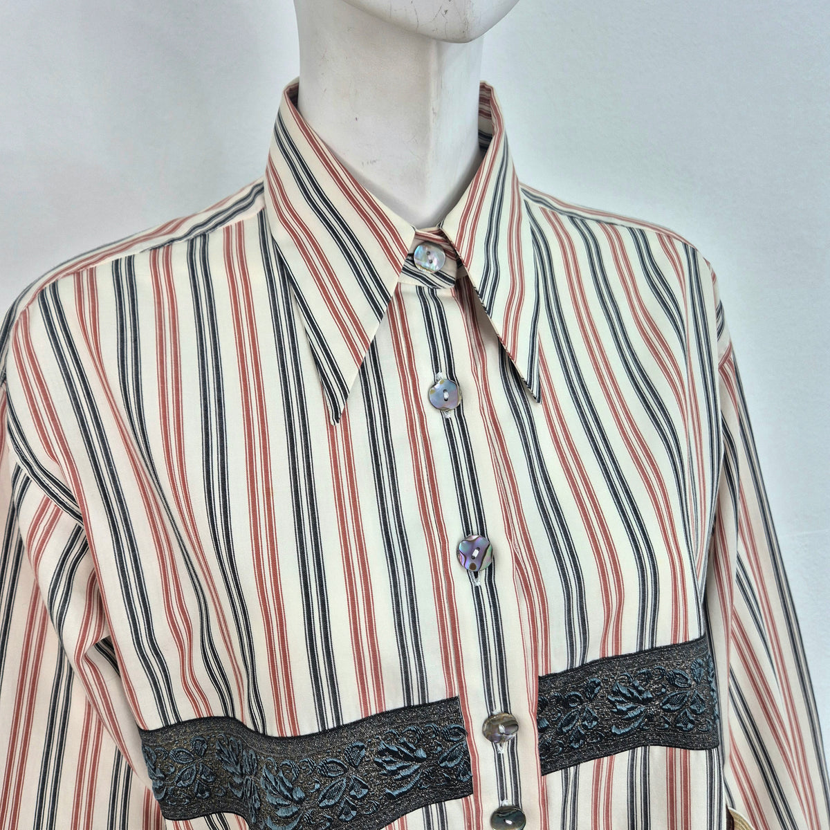 Romeo Gigli | Camicia con passamaneria 1994