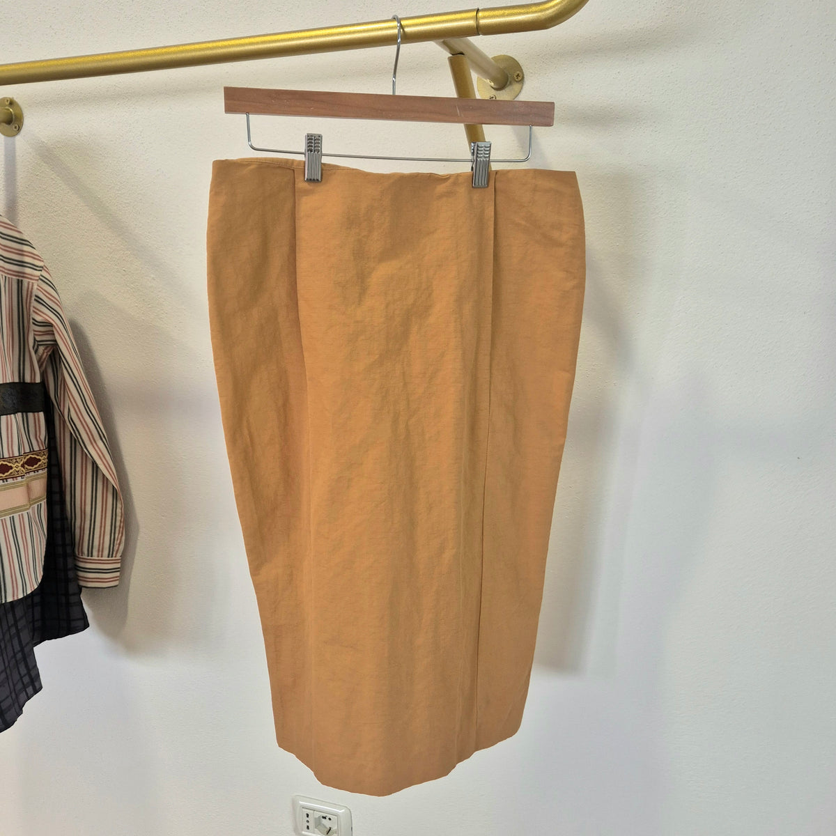 Sophia Nubes | Gonna longuette cammello (disponibile giacca coordinata)
