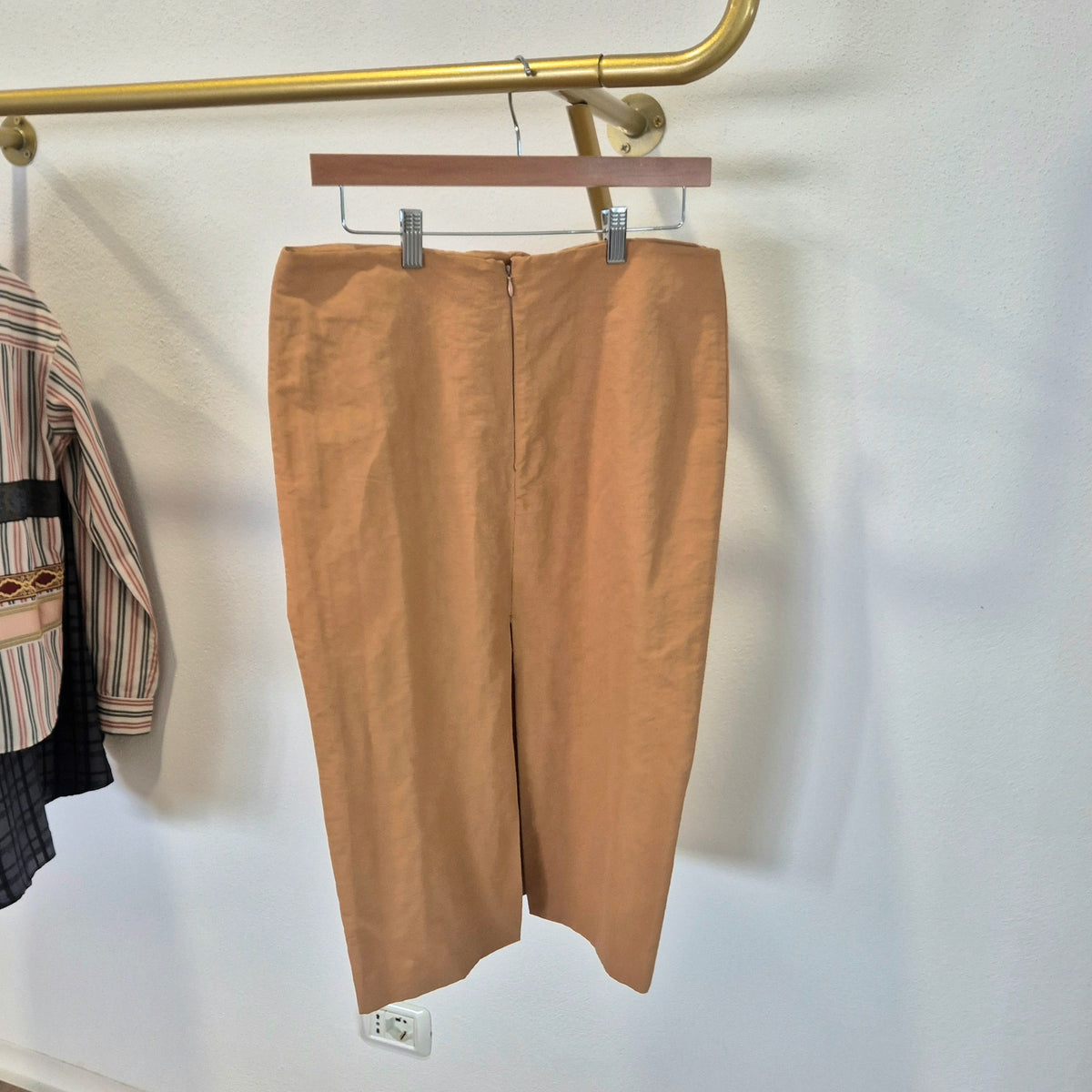 Sophia Nubes | Gonna longuette cammello (disponibile giacca coordinata)