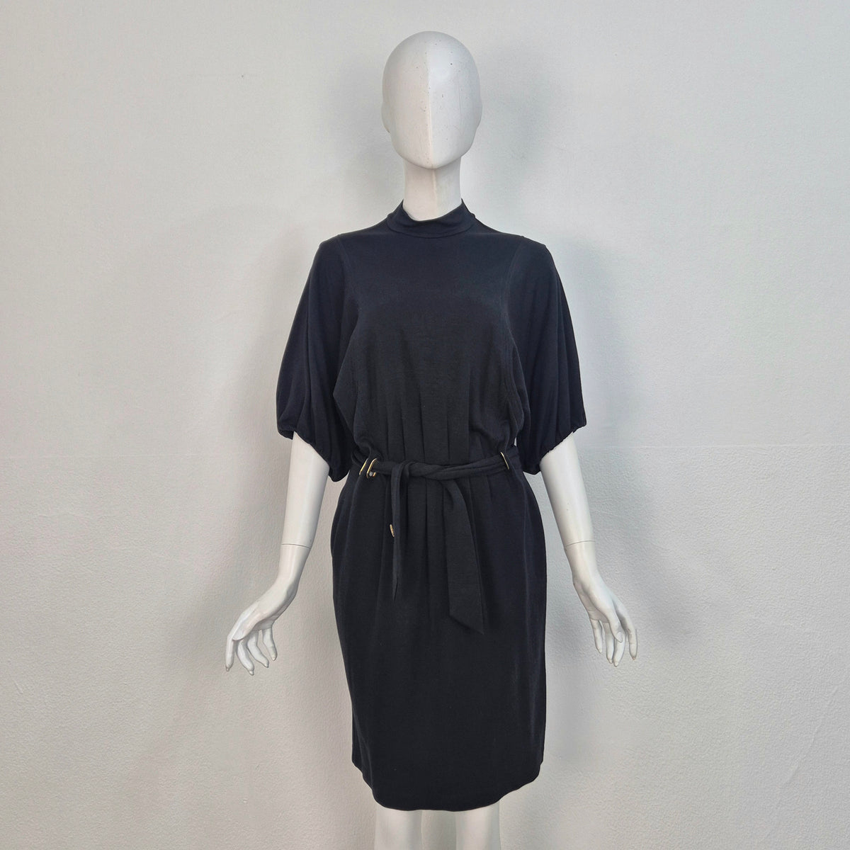 Roberto Cavalli | Abito nero con cintura