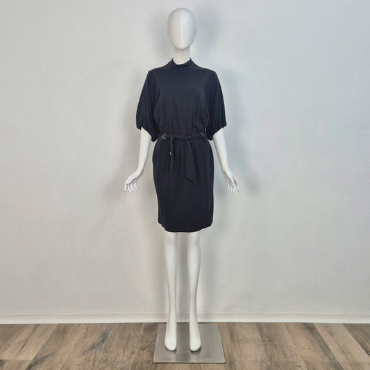 Roberto Cavalli | Abito nero con cintura