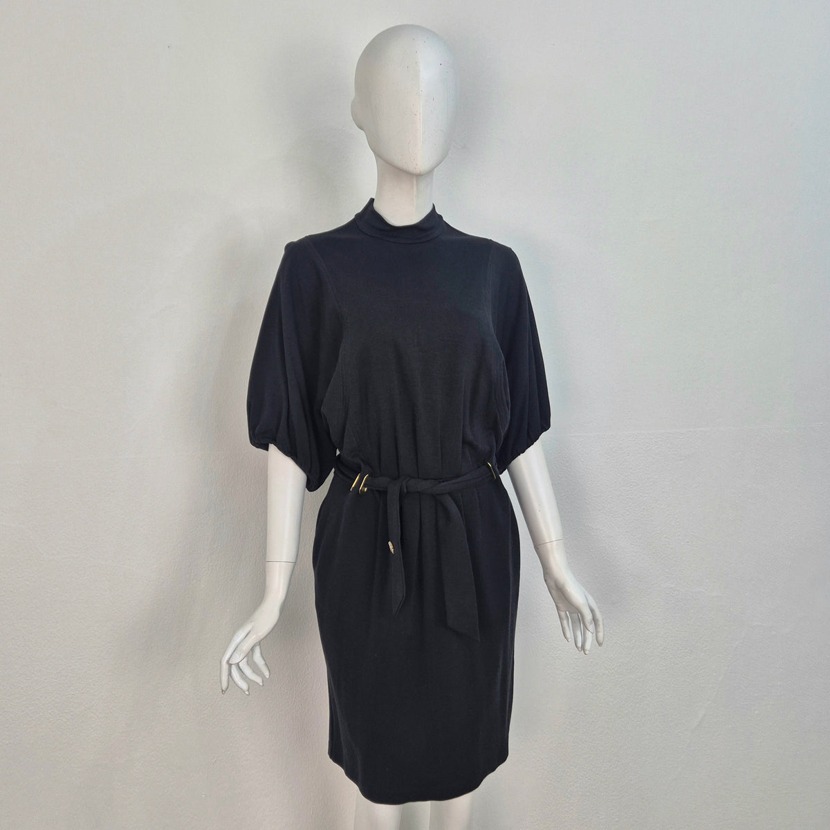 Roberto Cavalli | Abito nero con cintura
