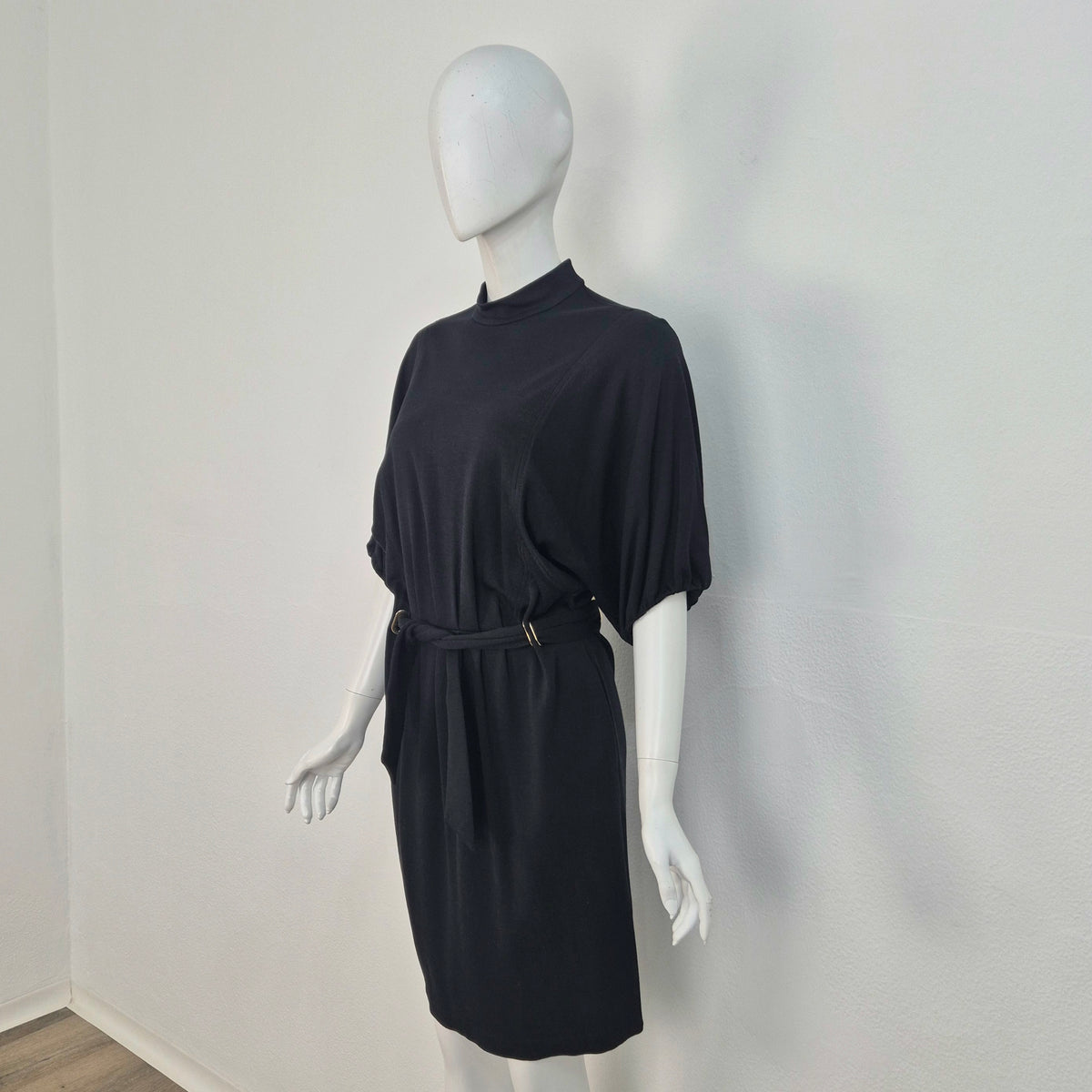 Roberto Cavalli | Abito nero con cintura
