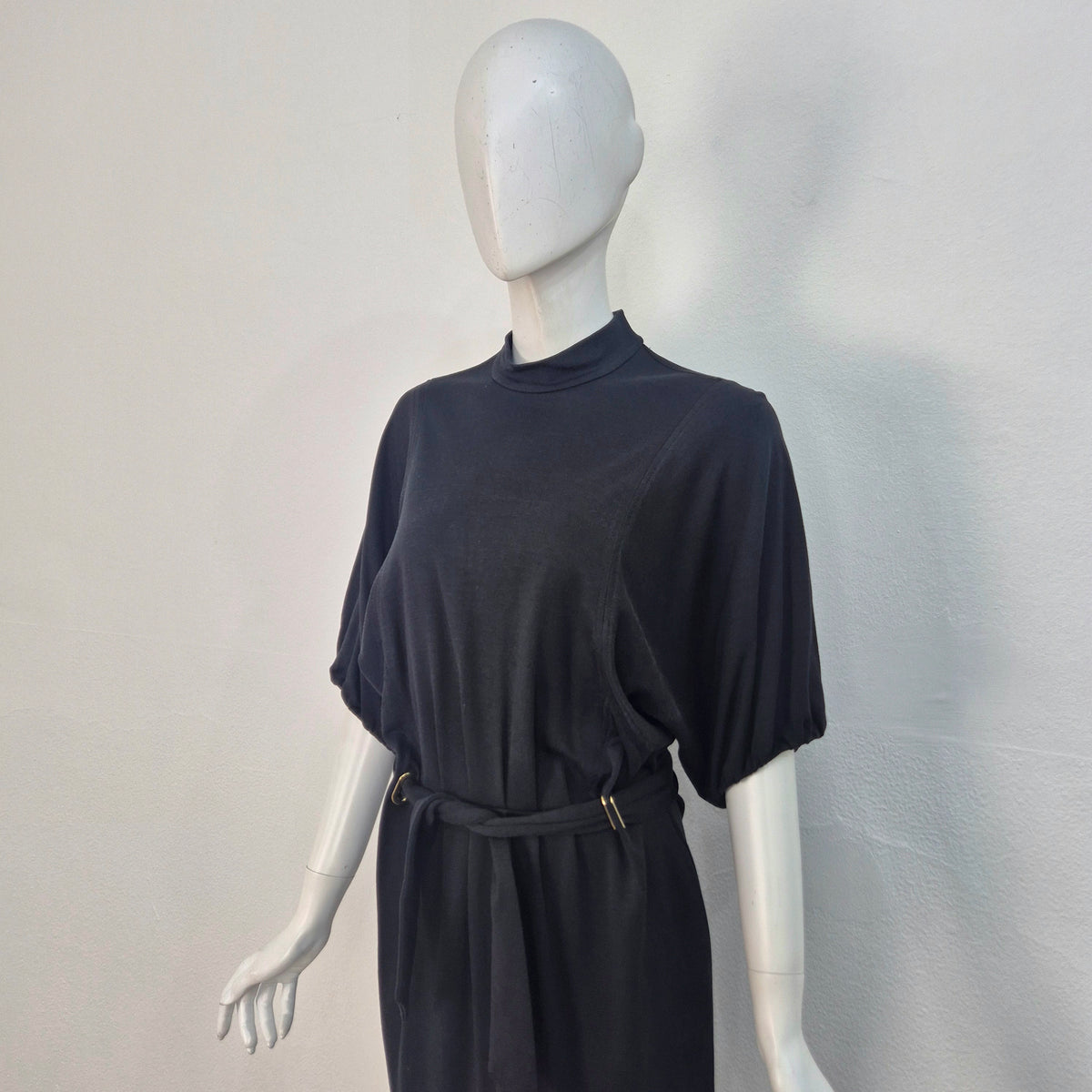 Roberto Cavalli | Abito nero con cintura
