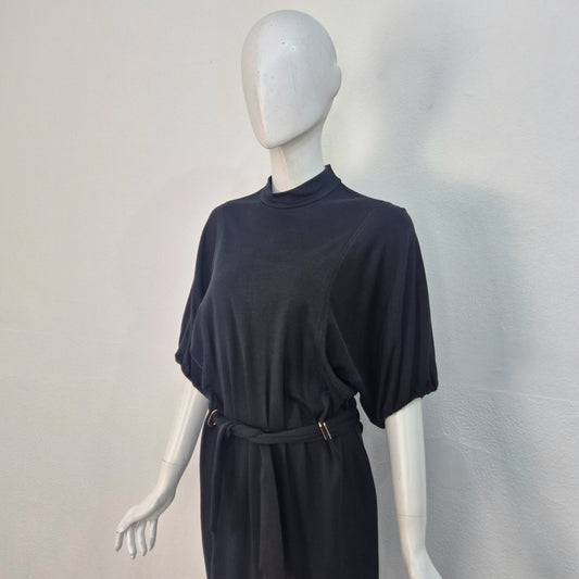 Roberto Cavalli | Abito nero con cintura
