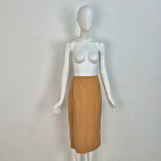 Sophia Nubes | Gonna longuette cammello (disponibile giacca coordinata)