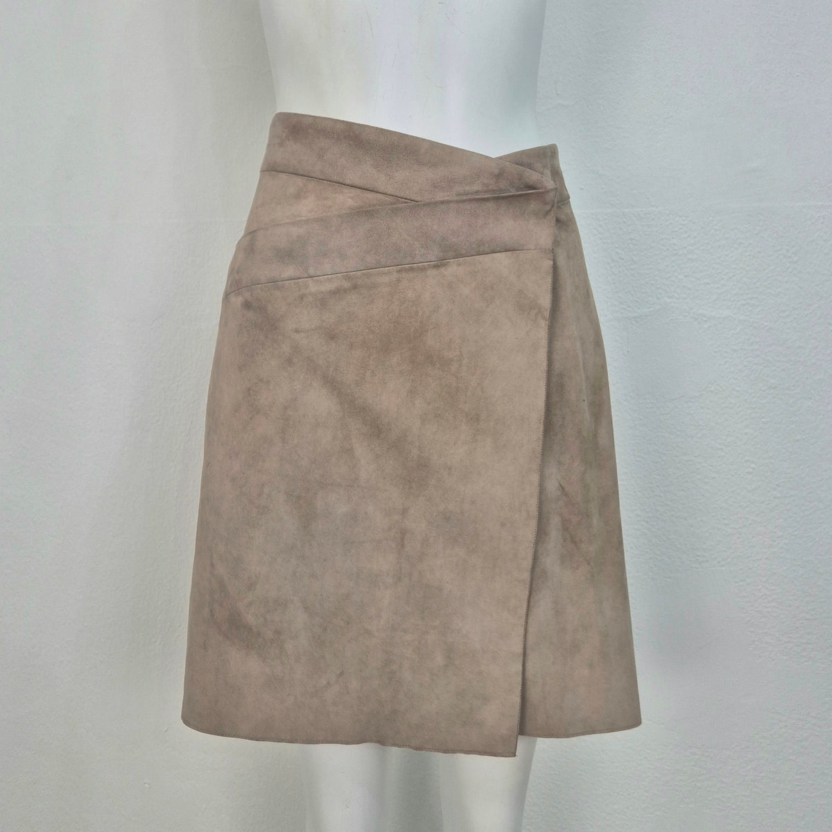Jil Sander | Gonna double face pelle / suede