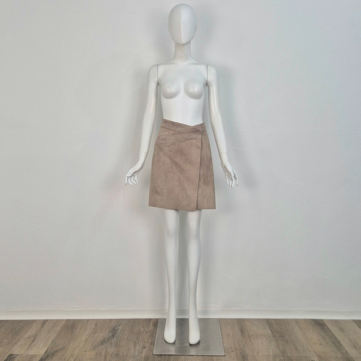 Jil Sander | Gonna double face pelle / suede
